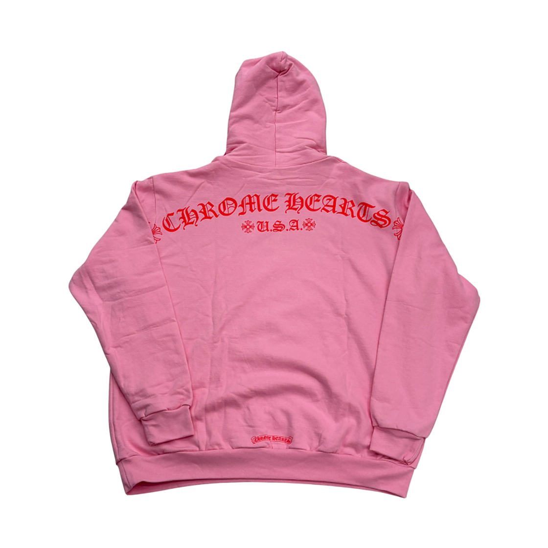 더도산 크롬하츠 USA 핑크 후드티(the dosan_ Chrome Hearts Usa Pink Hoodie) - 2