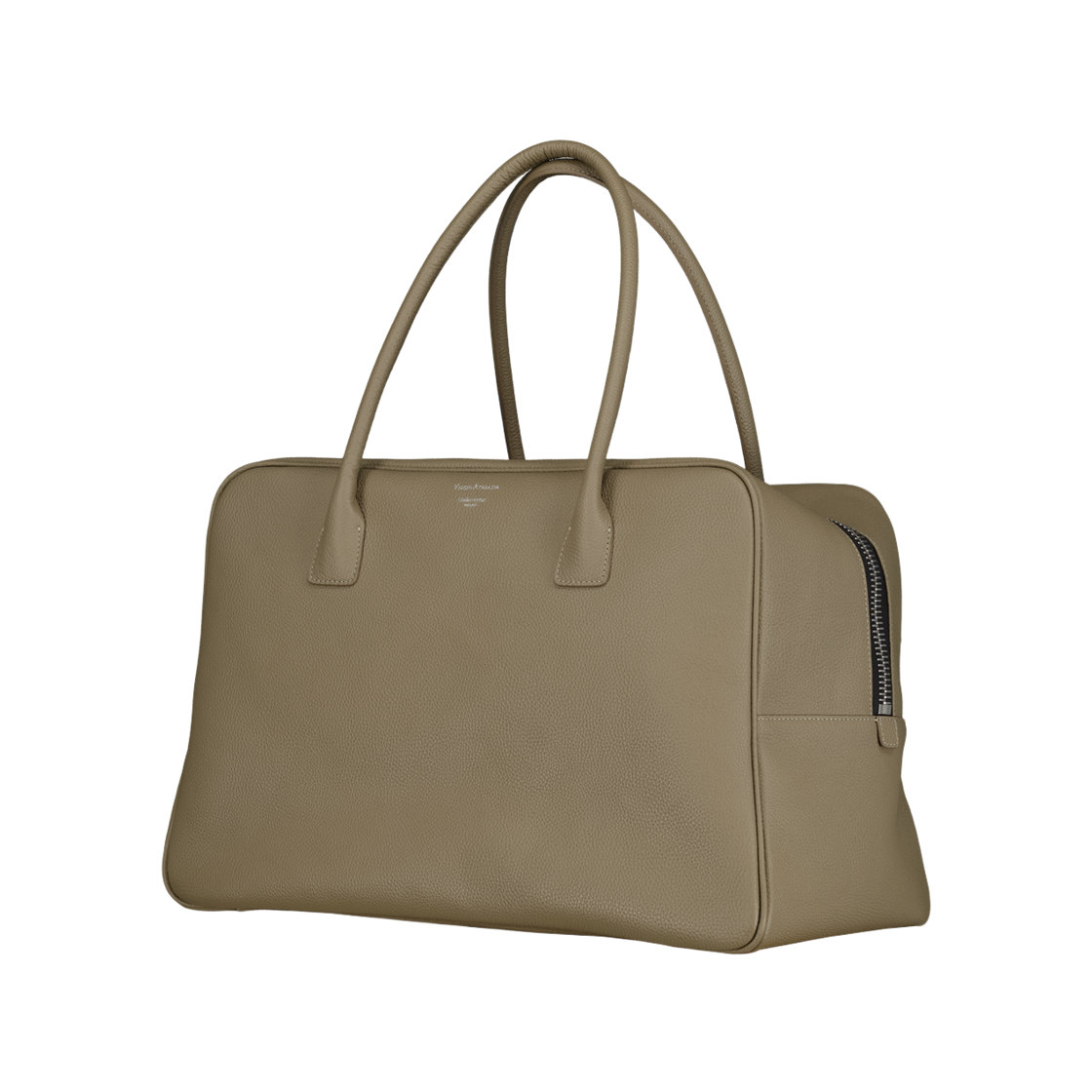 언더마이카 아카이브 맥시 레더 볼링 백 베이지(Undermycar Archive Maxi Leather Bowling Bag Beige) - 2