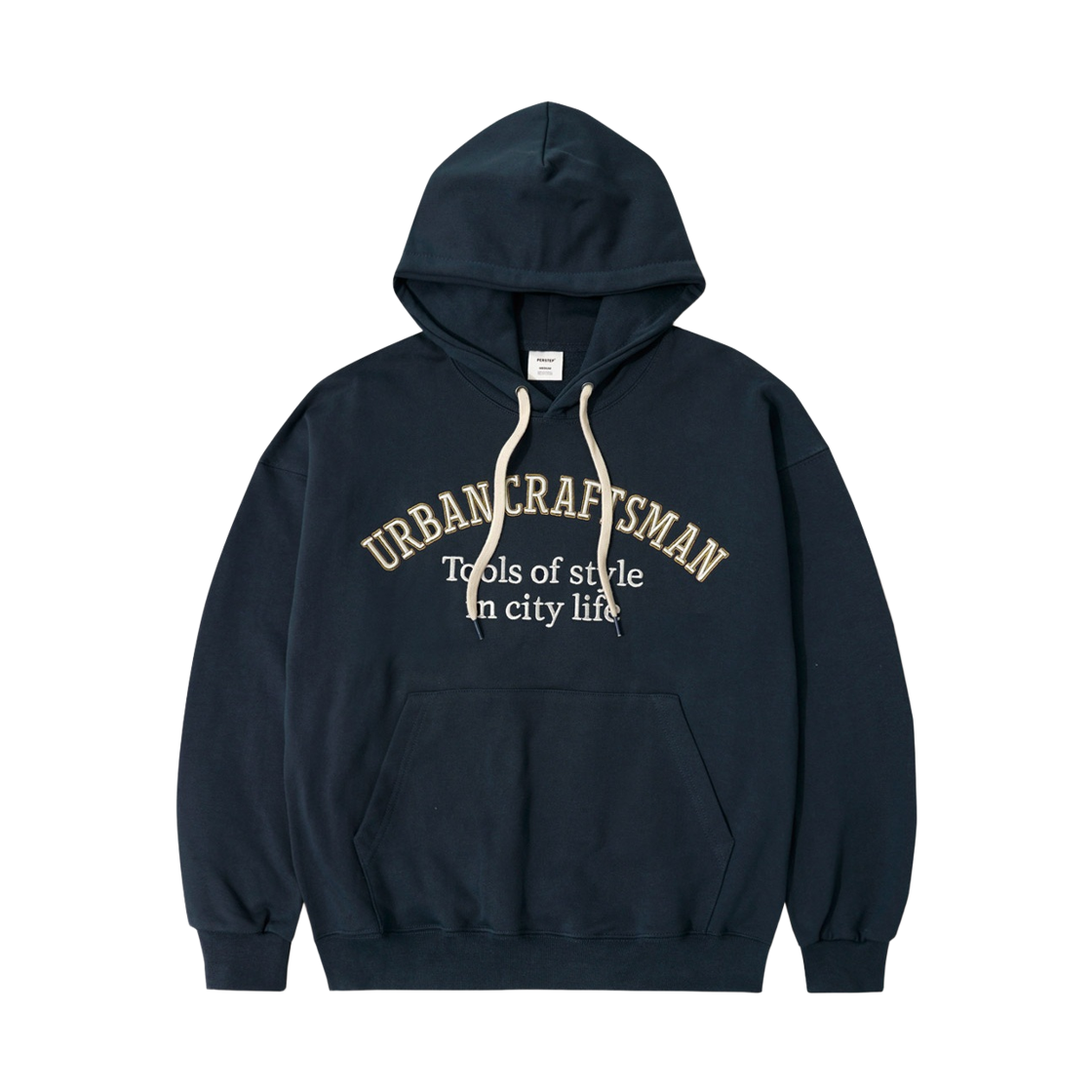 KHHD4714_navy_29 PERSTEP Urban Craftsman Heavycotton Hoodie Navy KHHD4714