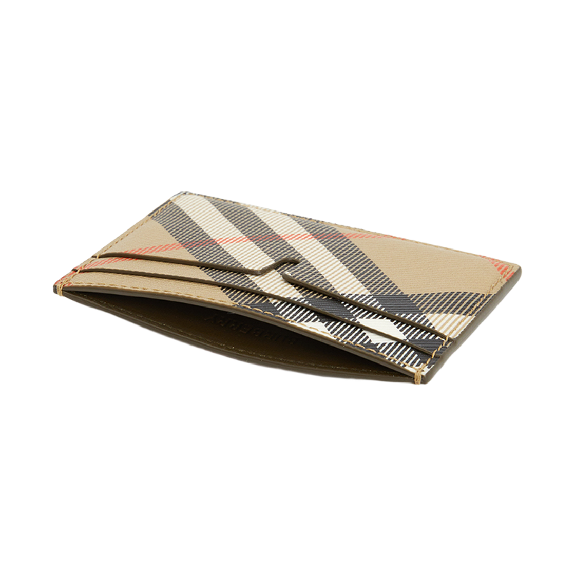 [17% 쿠폰] 버버리 체크 패턴 카드 월렛 베이지([17% 쿠폰] Burberry Check Pattern Card Wallet Beige) - 5
