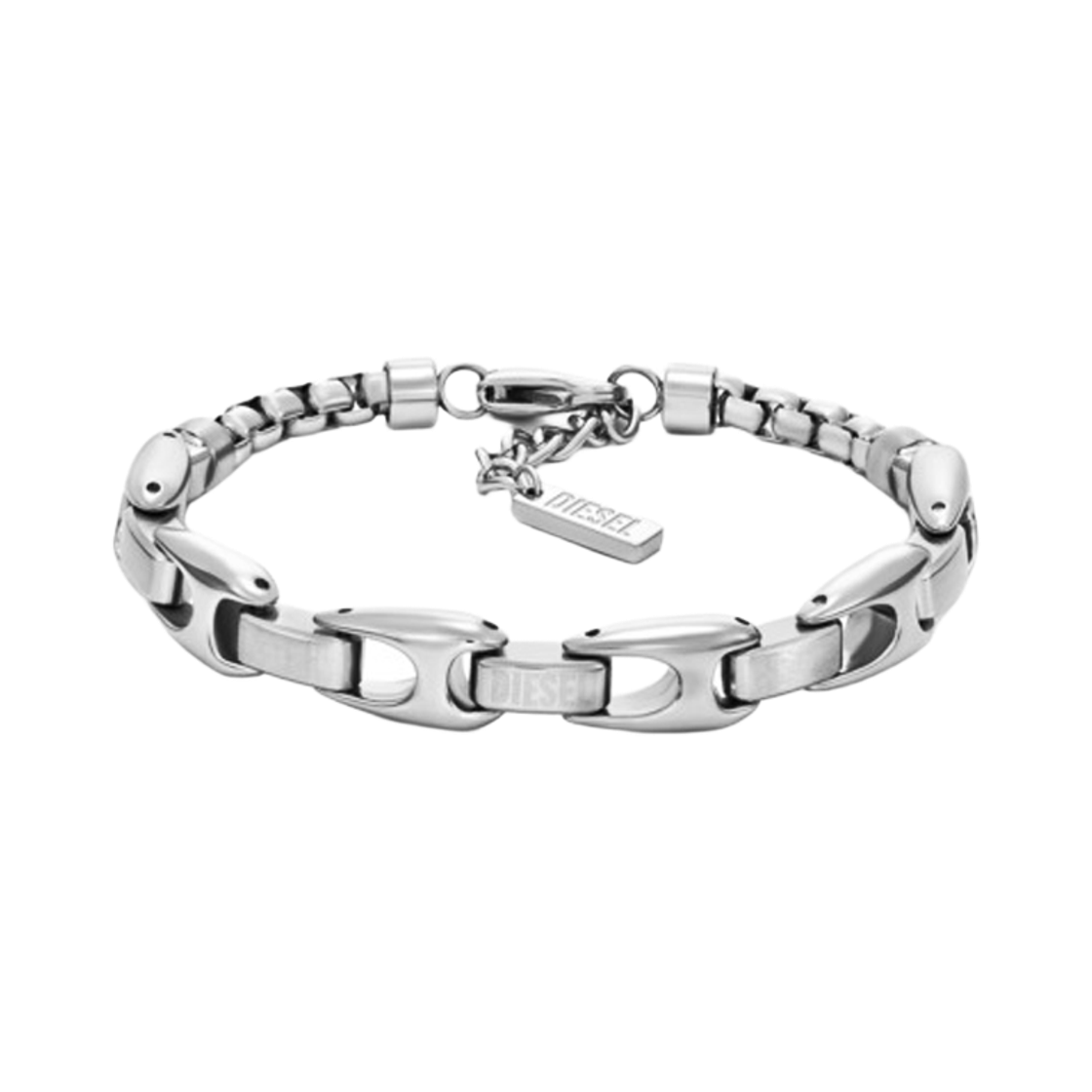 DX1633040 [20% 쿠폰] Diesel Dx1633040 Stainless Steel Chain Bracelet Silver