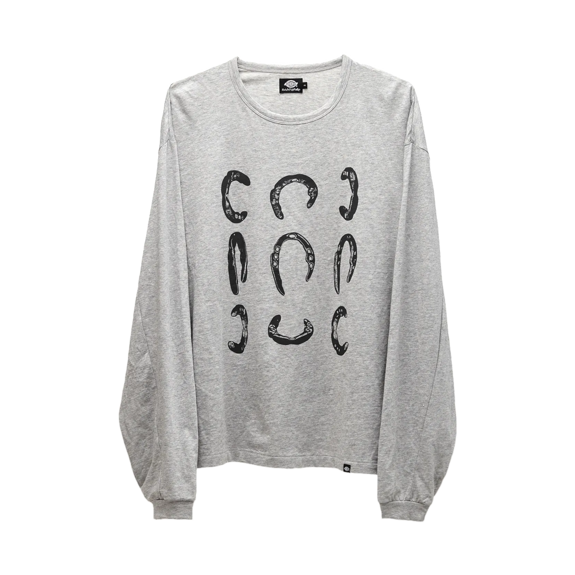 해칭룸 x 디키즈 빈티지 홀스슈 티셔츠 M.그레이(Hatchingroom x Dickies VTG Horseshoe T-Shirt M.Grey)