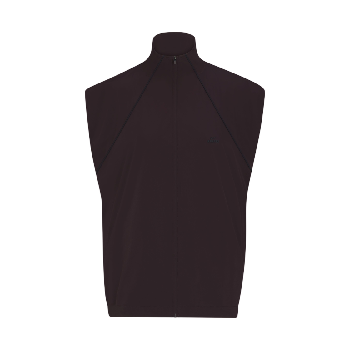 IU2225-231 (W) NikeSKIMS Stretch Nylon Oversized Vest Dark Roast