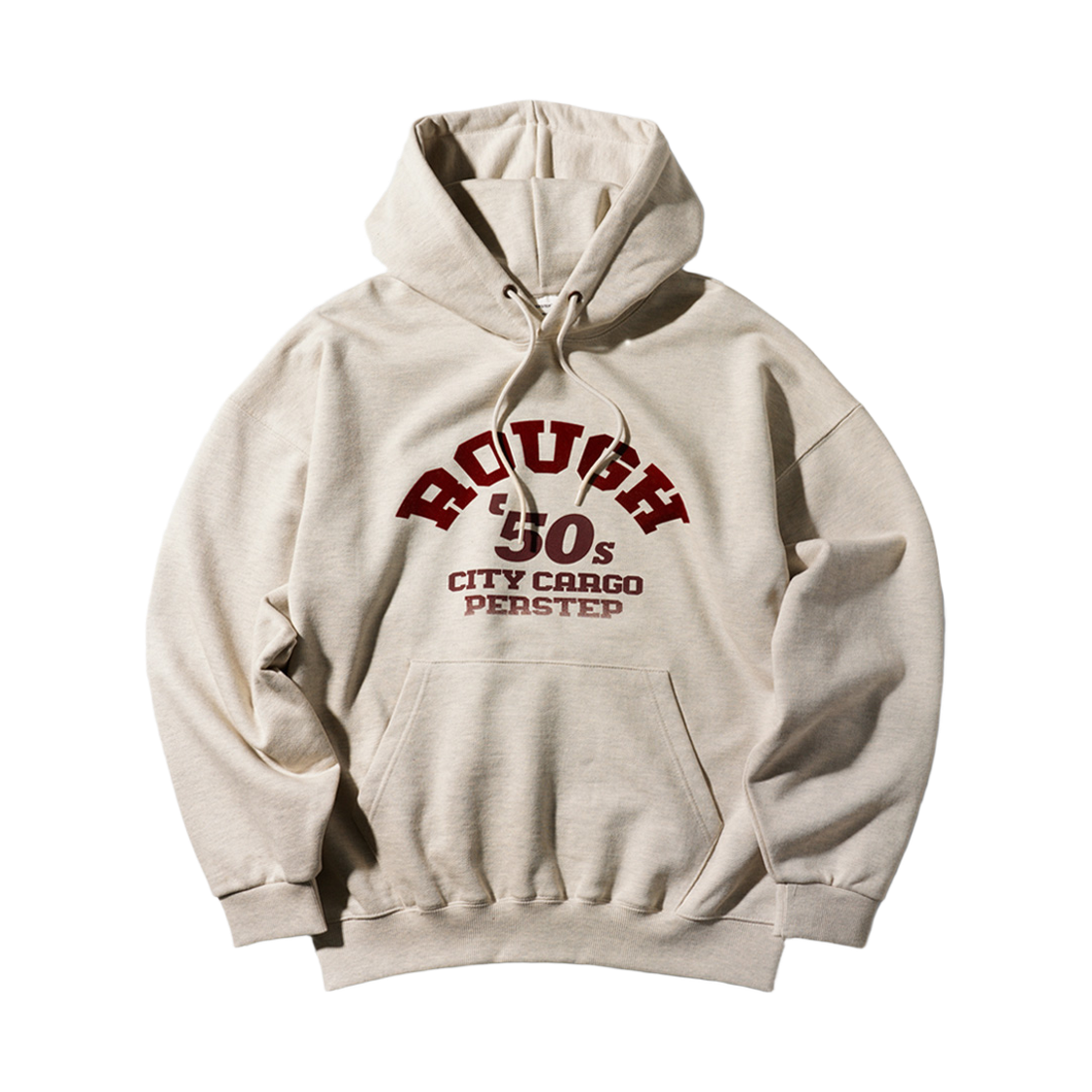 SMHD4683_Oatmeal_291 PERSTEP City Cargo Heavy Weight Hoodie Oatmeal SMHD4683