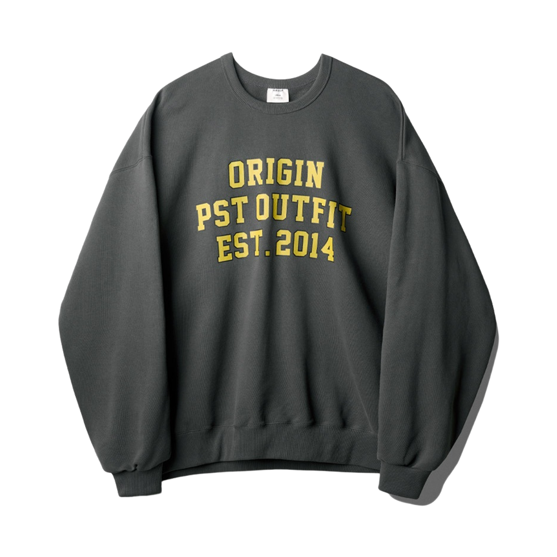 JUMT4674_Darkgray_291 PERSTEP New Outfit Heavy Weight Sweat Shirt Darkgray JUMT4674