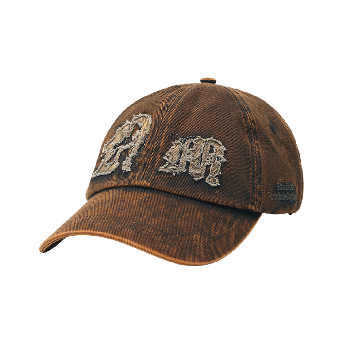 NMWF62HG03WBK NOMANUAL NM Damaged Patch Ball Cap Washed Black
