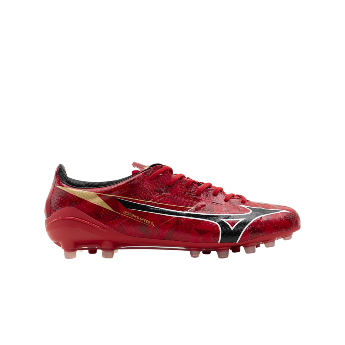 P1GA256160 Mizuno Alpha II Japan AG Morelia 40th Red Black