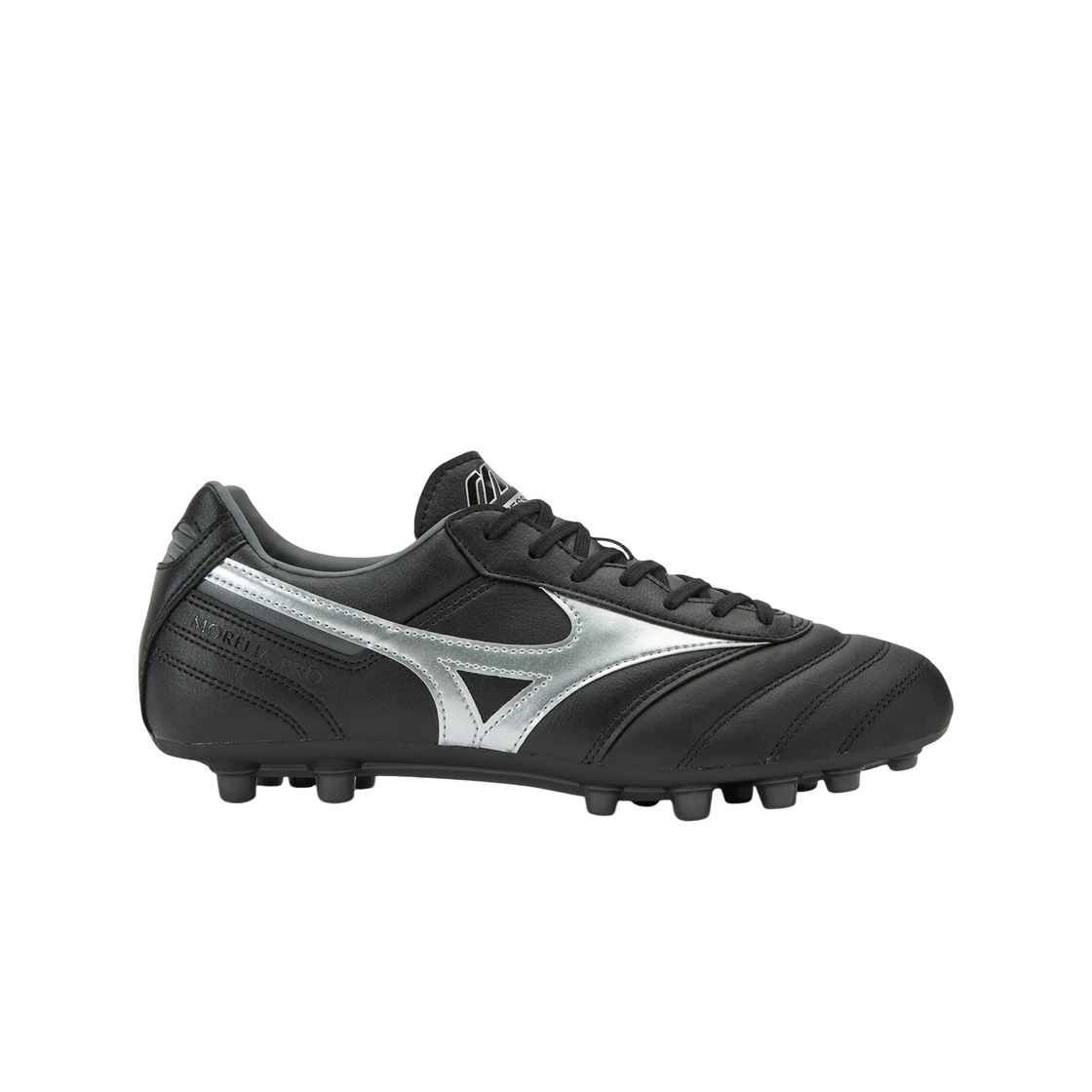 P1GA241403 Mizuno Morelia II Pro AG Black Galaxy Silver