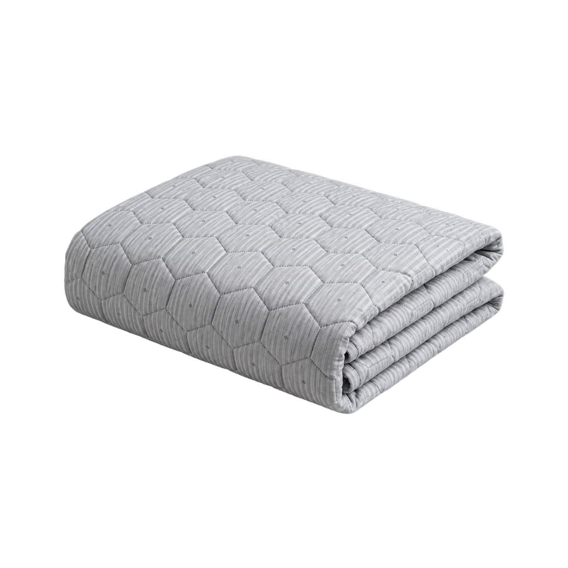 EMF 탄소매트 전자파안심 카본 전기요 전기매트 그레이 스트라이프 슈퍼싱글(Gray Stripe EMF Carbon Electric Mat Super Single)