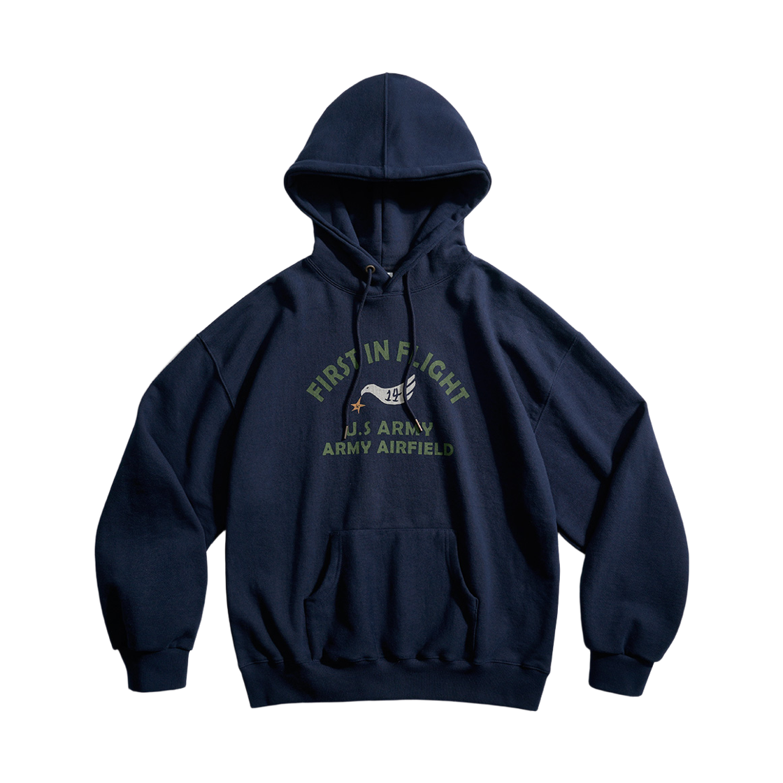 JUHD4586_Navy_291 PERSTEP Airfield Heavy Weight Hoodie Navy JUHD4586