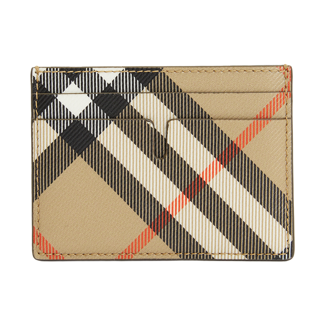 [17% 쿠폰] 버버리 체크 패턴 카드 월렛 베이지([17% 쿠폰] Burberry Check Pattern Card Wallet Beige) - 2