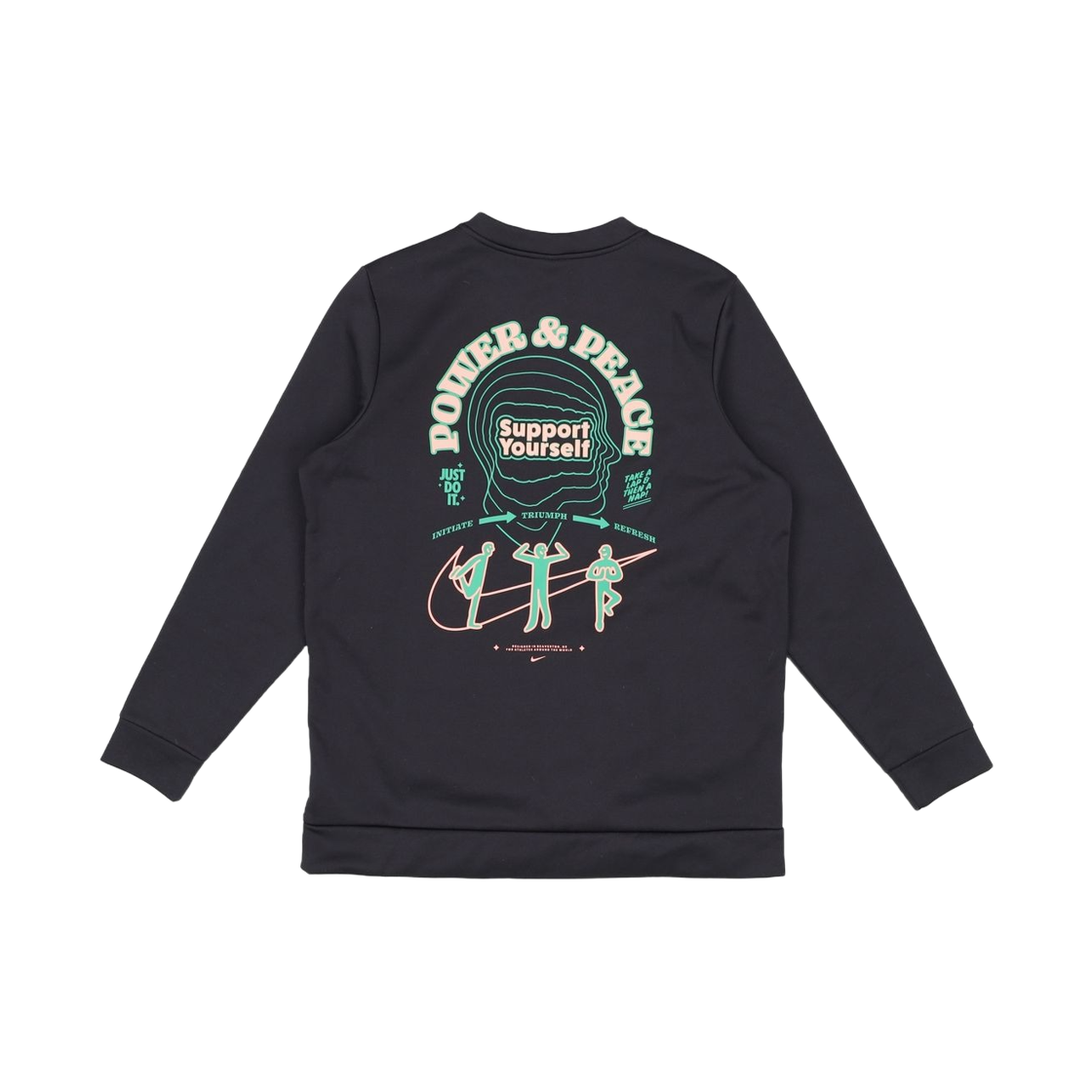 나이키 써마핏 스토리 팩 스웨트셔츠 블랙 - 아시아(Nike Therma-Fit Story Pack Sweatshirt Black - Asia) - 2