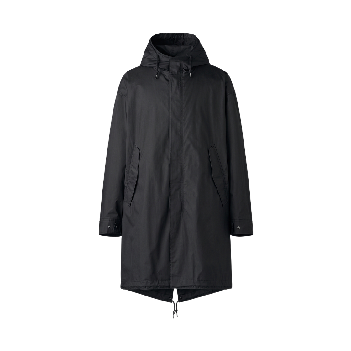 488773-09 Uniqlo U Fishtail Parka Black