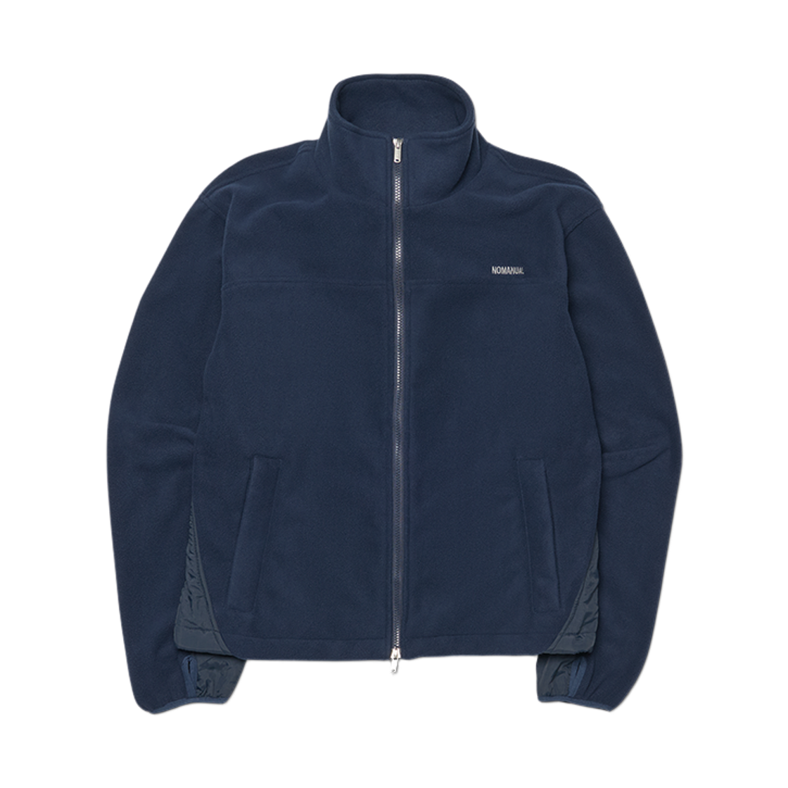 노매뉴얼 N.B 플리스 자켓 네이비(NOMANUAL N.B Fleece Jacket Navy)