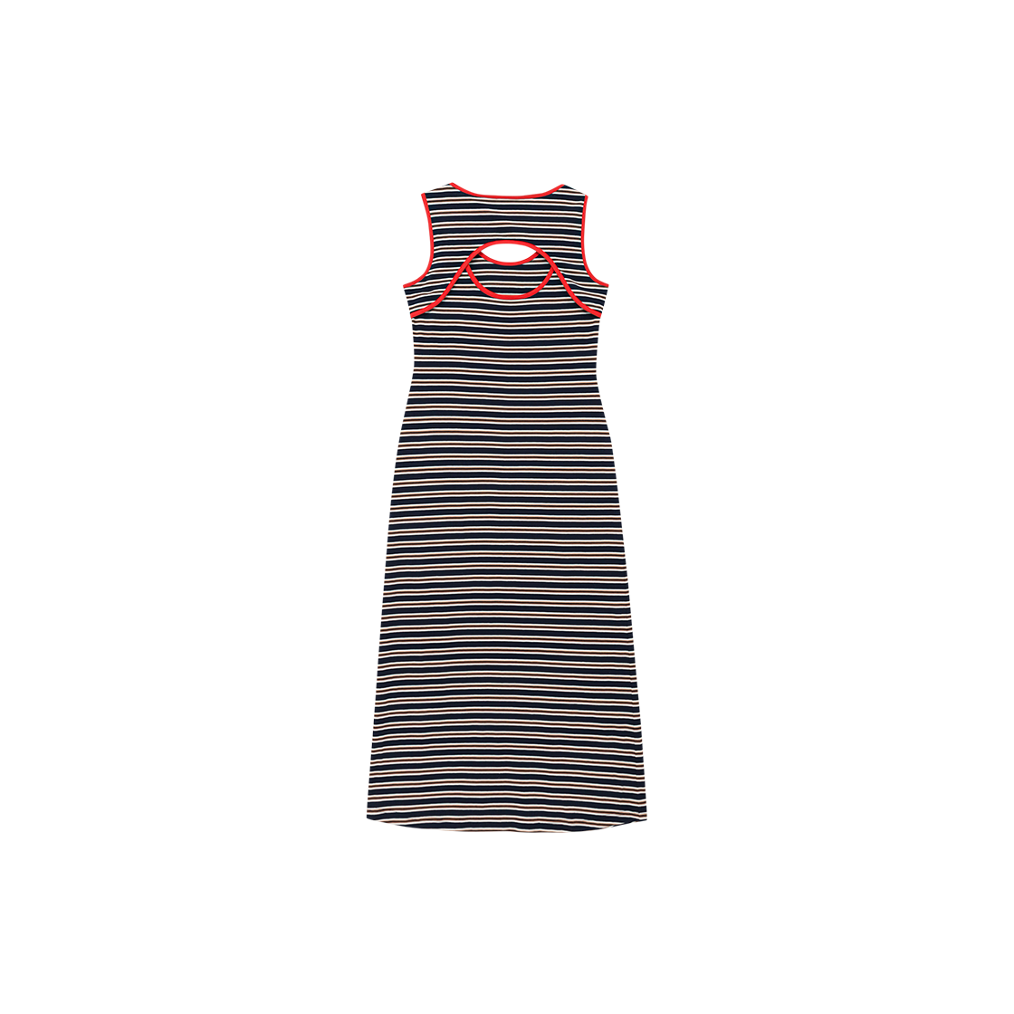 제뉴즈 토즈 스트라이프 핏 드레스 - 네이비(Znuz Toz Stripe Fit Dress - Navy) - 2