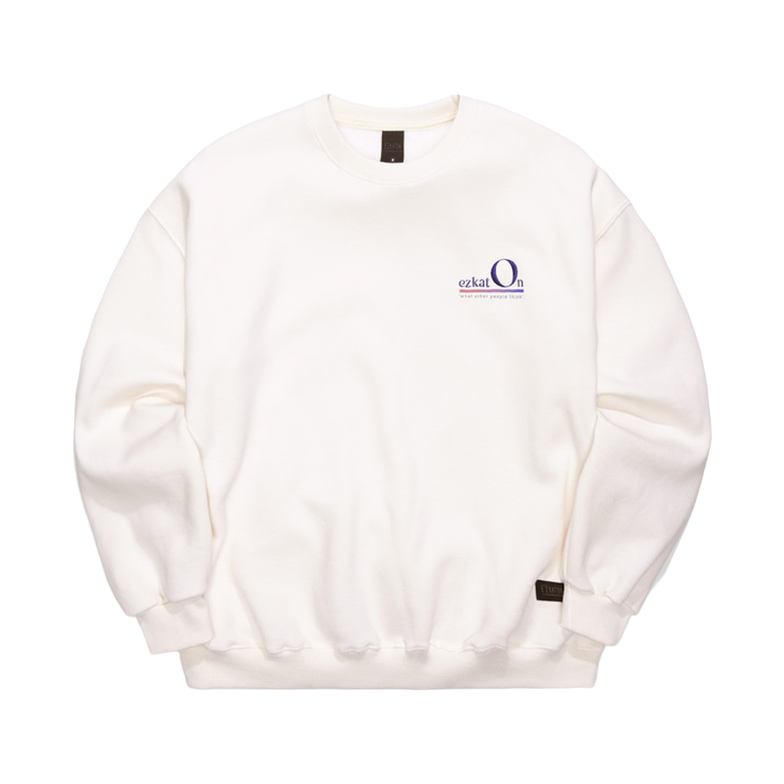 YMMT6564_292 EZKATON Section Sweat Shirts Ivory YMMT6564
