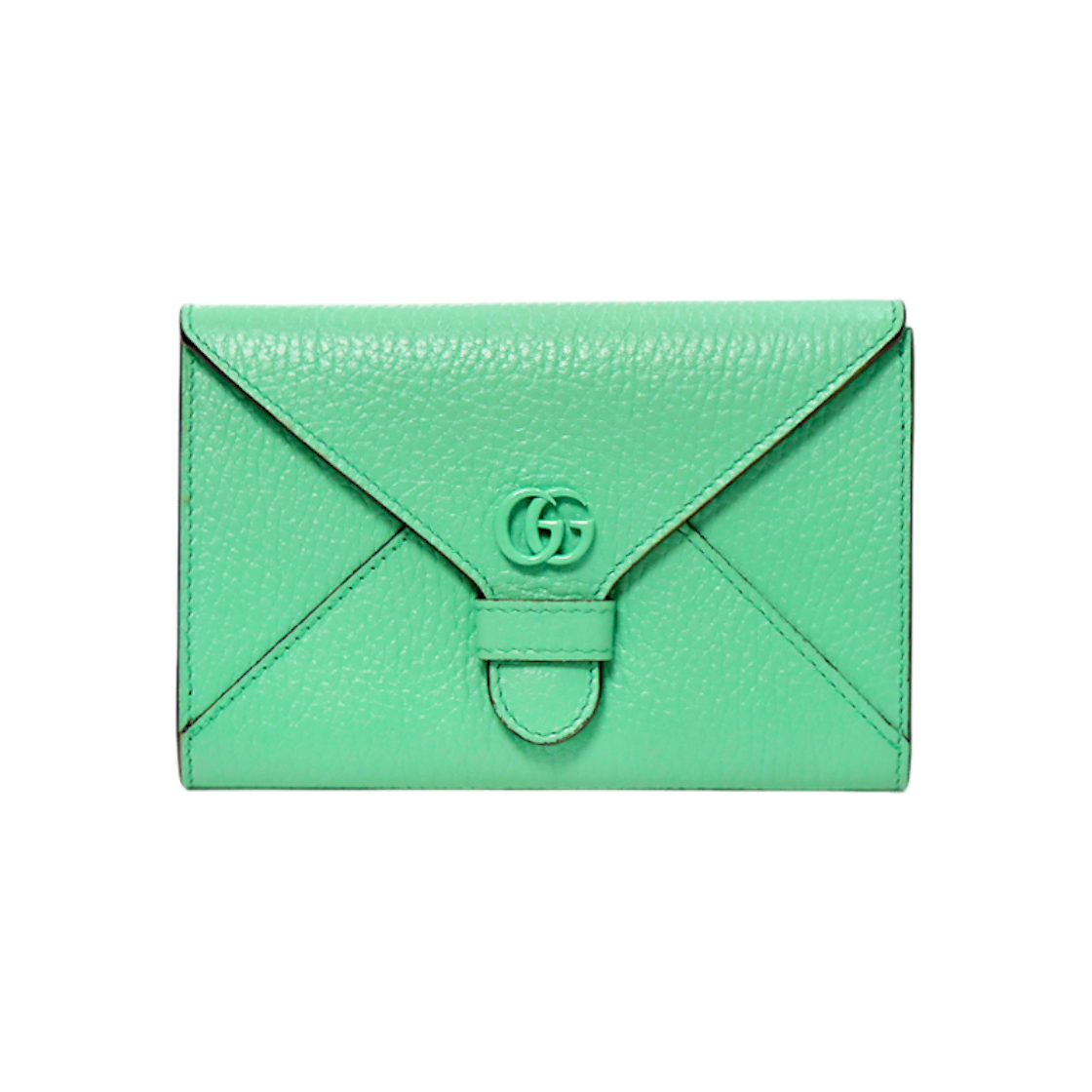 ITBPIH3J4BUQ Gucci Green GG Marmont Textured Wallet