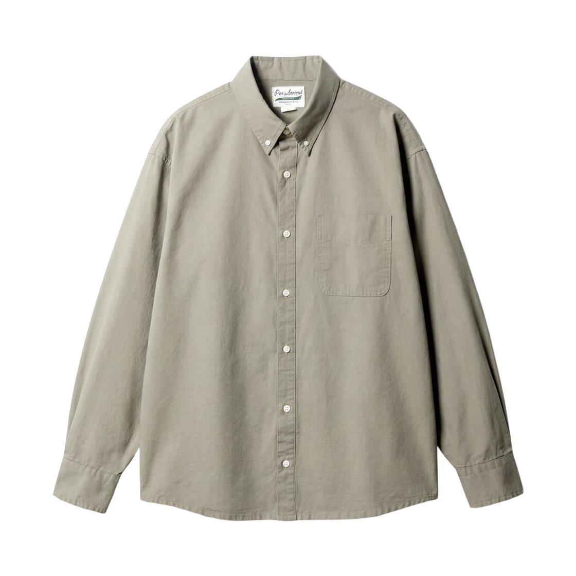 JULS4753_sandgray_29 PERSTEP Drift Oxford Shirt Sandgray JULS4753