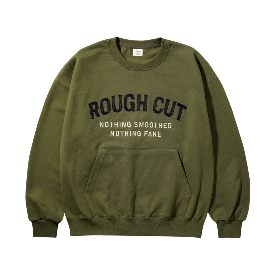 KHMT4726_olivekhaki_29 PERSTEP Rough Lowcut Heavyweight Sweatshirt Olivekhaki KHMT4726