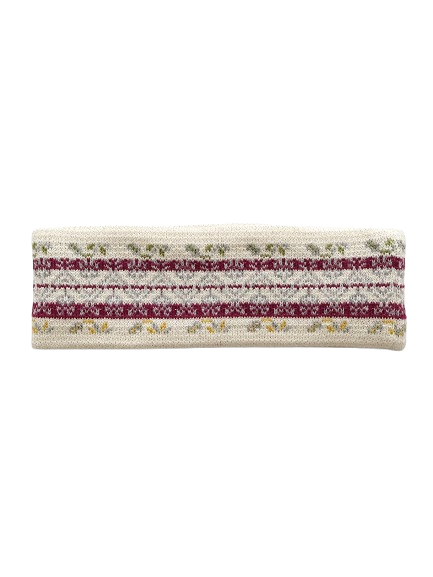 K2609XH512 Kapital 15G Fair Isle Ski Band Natural
