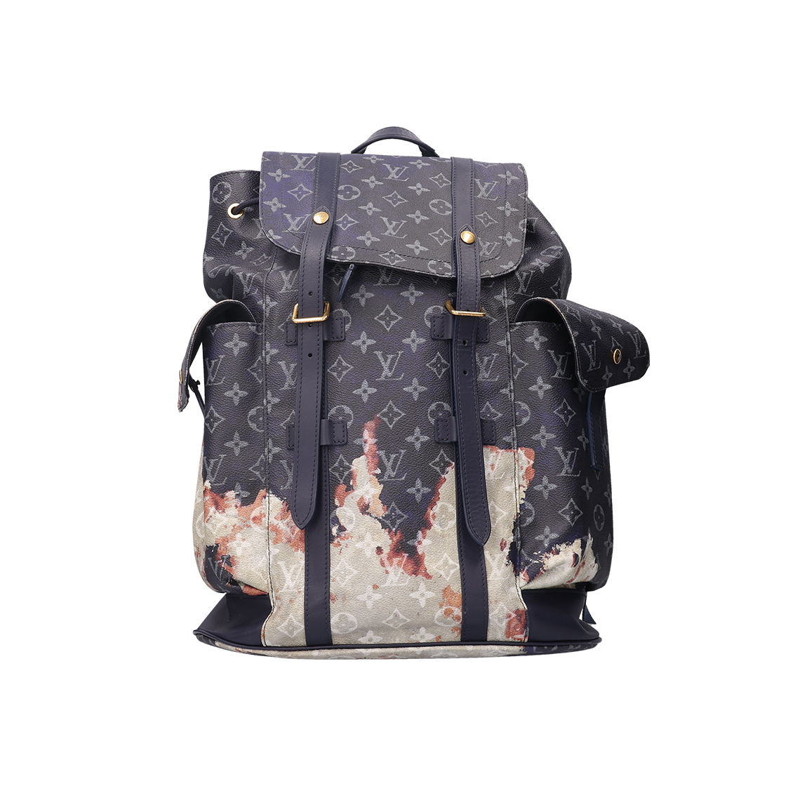 ITOVWW9B2KO8 Louis Vuitton Christopher MM Monogram Bleach Ink Blue