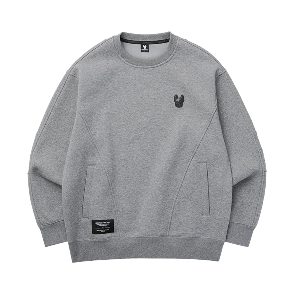 LW254MT451 Lifework Lite Bonding Cut Pocket Sweatshirt_LW254MT451