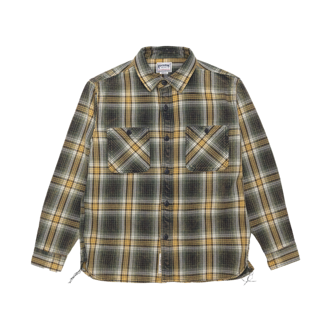41253VWGM Houston Japan Vintage Check Viyella Shirt 03 (Green Mix) 41253VW