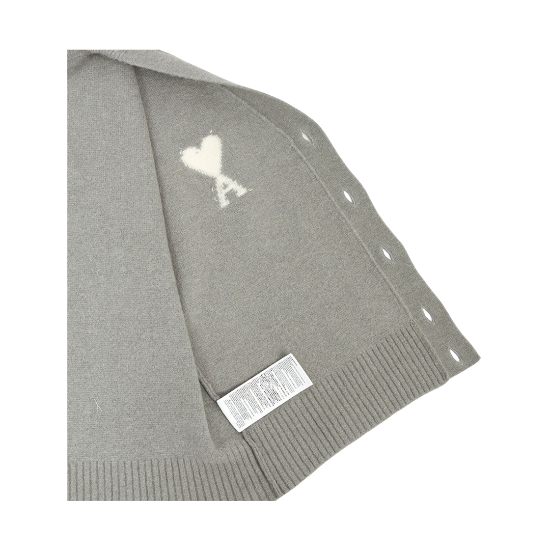 [17% 쿠폰] 아미 가디건 그레이([17% 쿠폰] AMI Cardigan Gray) - 6