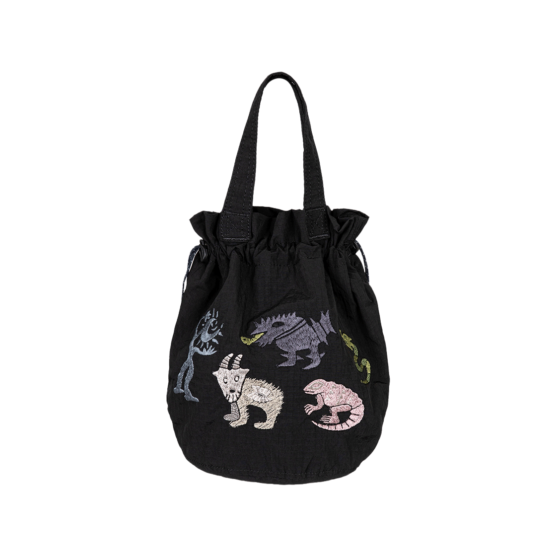 12VFA90316 SOHC 26FW Drawstring Tote Bag_12VFA903 Black