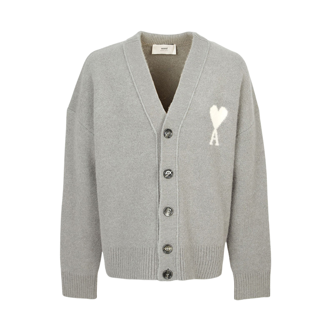 [17% 쿠폰] 아미 가디건 그레이([17% 쿠폰] AMI Cardigan Gray) - 2