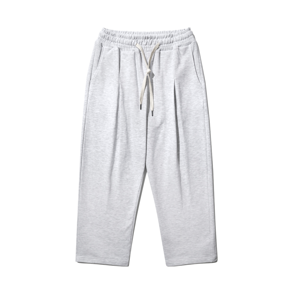 HYLP4514_all_291 PERSTEP Calm One Tuck Sweat Pants Reddish White Oatmeal HYLP4514