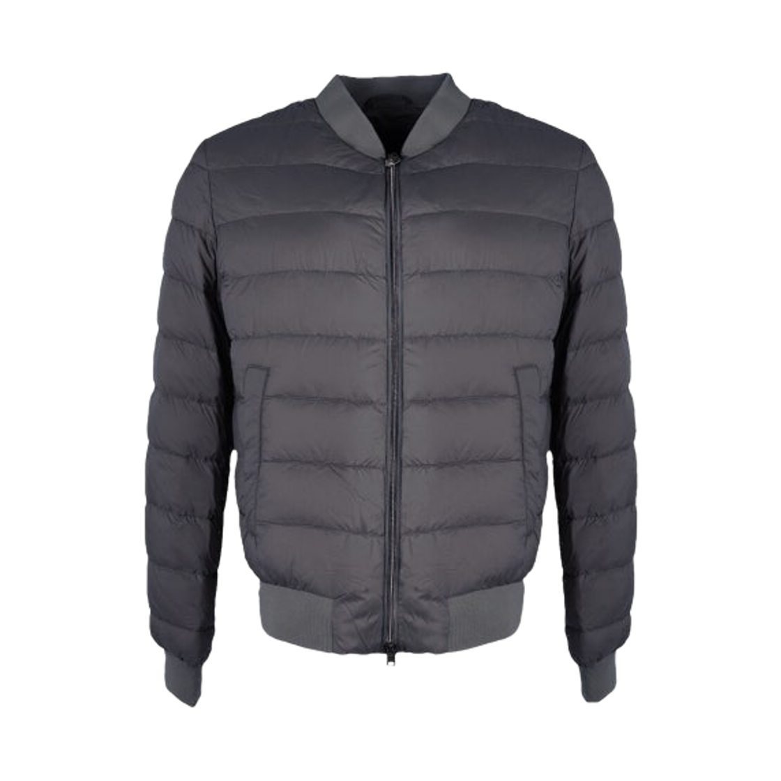 PI010ULE-12456Z-9480 Herno Laviatore Bomber Jacket Grey