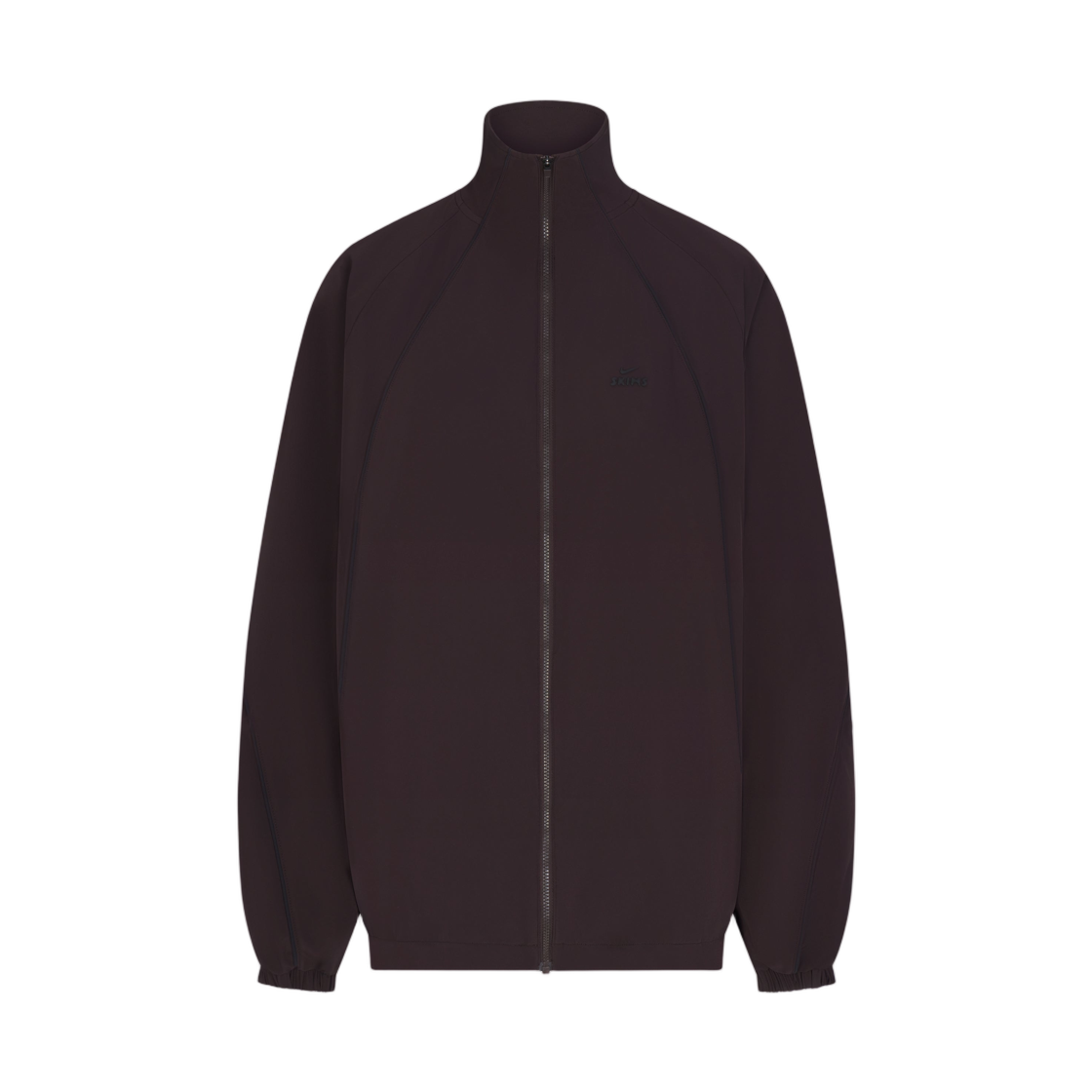 IU2223-231 (W) NikeSKIMS Stretch Nylon Oversized Track Jacket Dark Roast