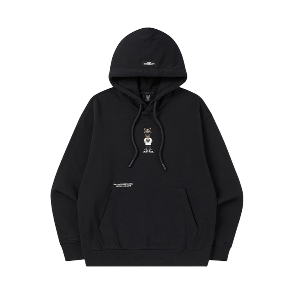 LW243HD107 Lifework Snapback Hipdog Oversized Hoodie T-shirt_LW243HD107