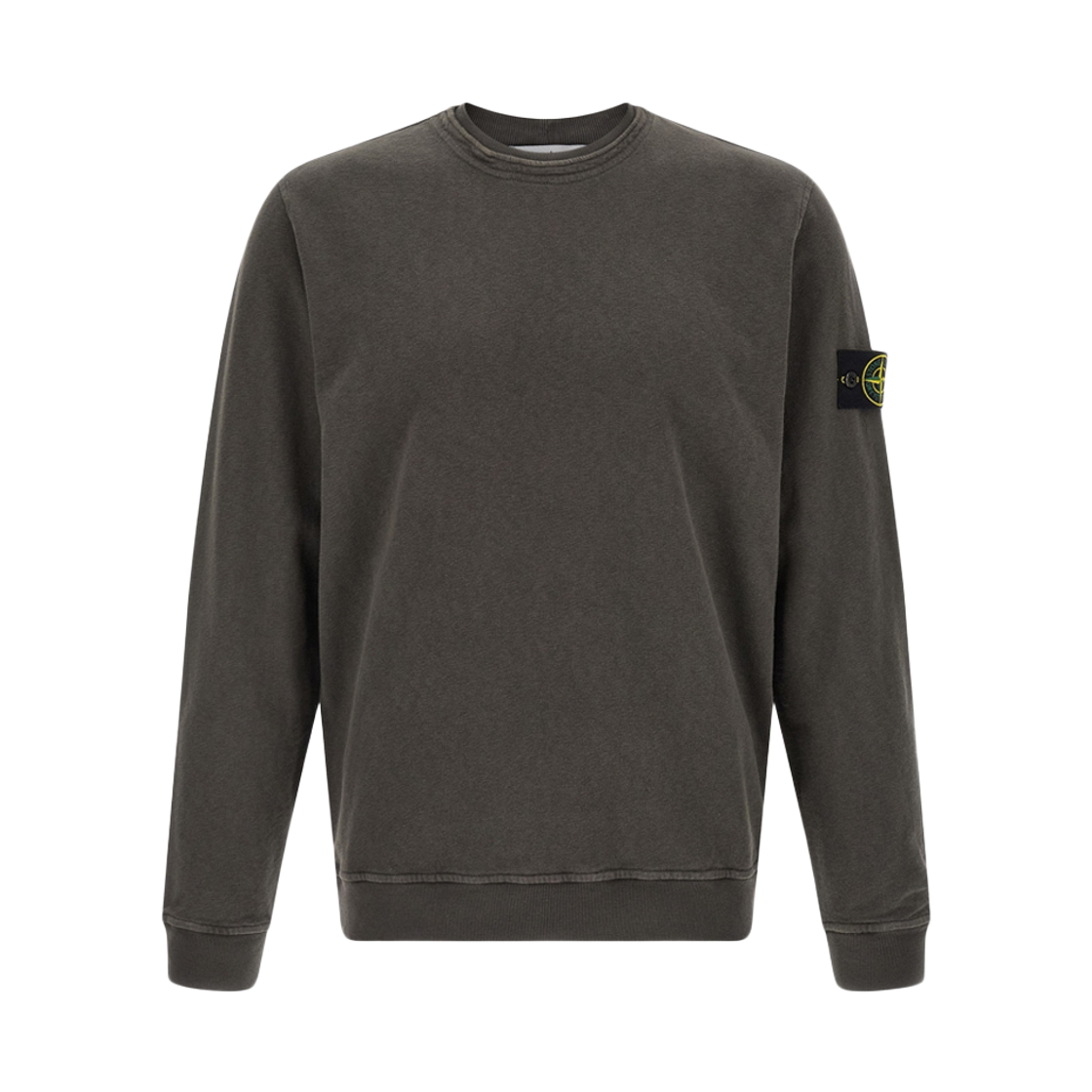 L1S15 6100034 S0060 V0165 [20% 쿠폰] Stone Island Patch Double Neck Malfle Fleece Sweatshirt Charcoal - 26SS