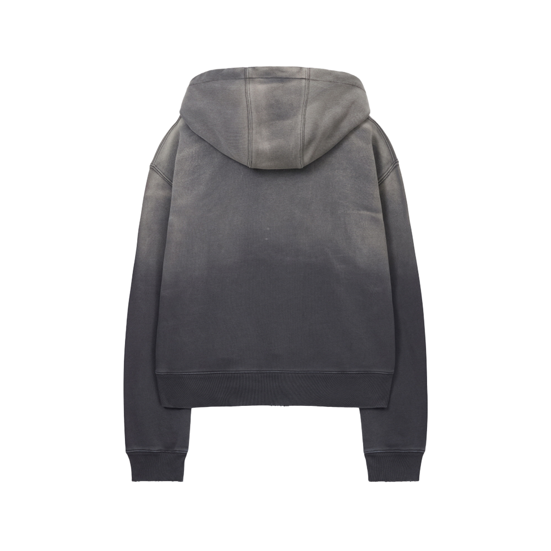 인사일런스우먼 워시드 컬러 소프트 후디 차콜(INSILENCE WOMEN Washed Color Soft Hoodie CHARCOAL) - 2