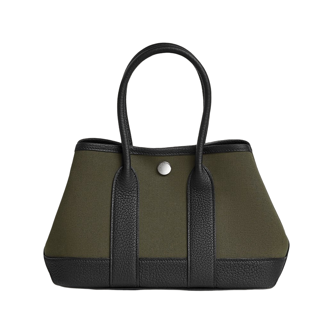 H088612CKAF Hermes Neo Garden 23 Bag Togo Calfskin & Palladium Vert Olive Noir
