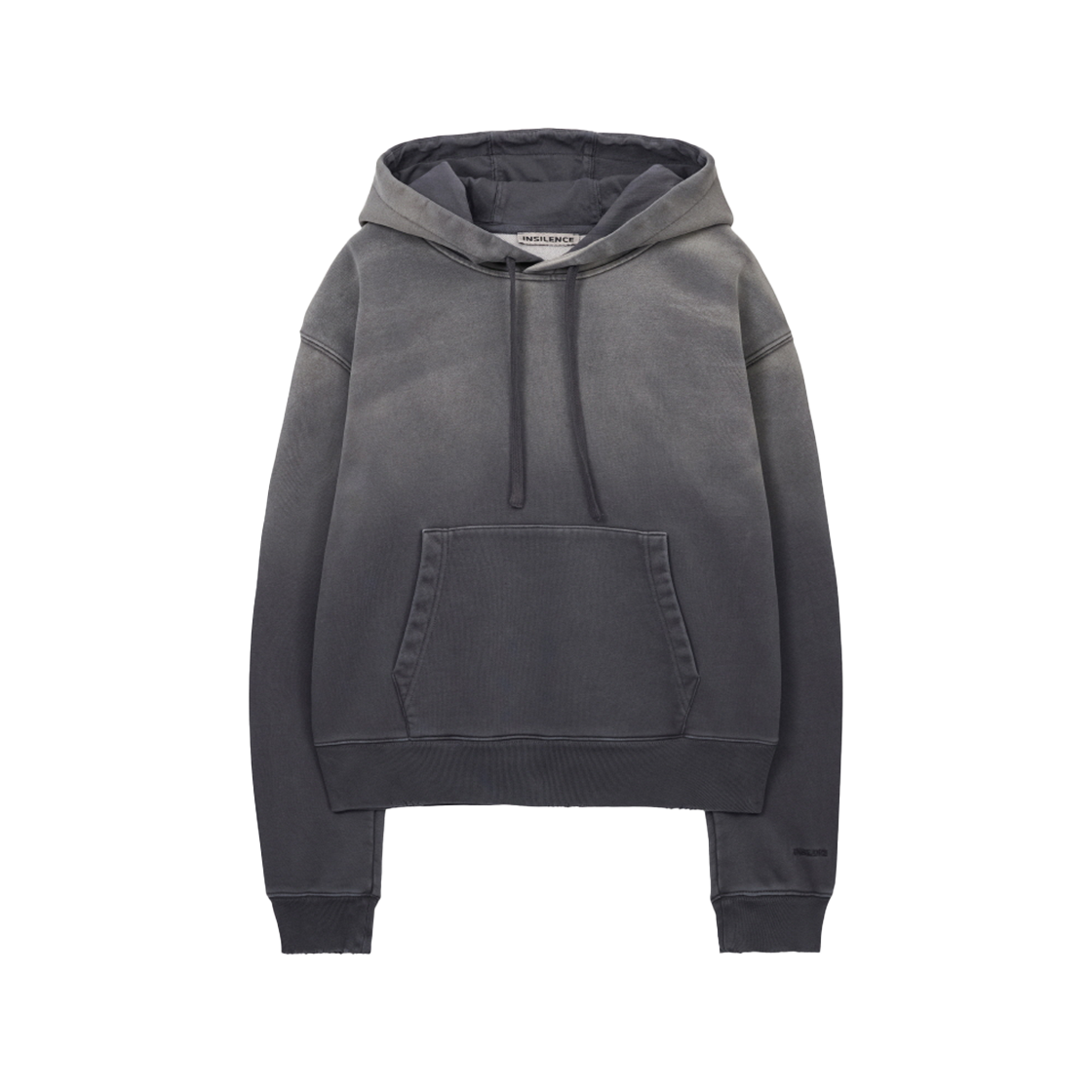 인사일런스우먼 워시드 컬러 소프트 후디 차콜(INSILENCE WOMEN Washed Color Soft Hoodie CHARCOAL) - 1