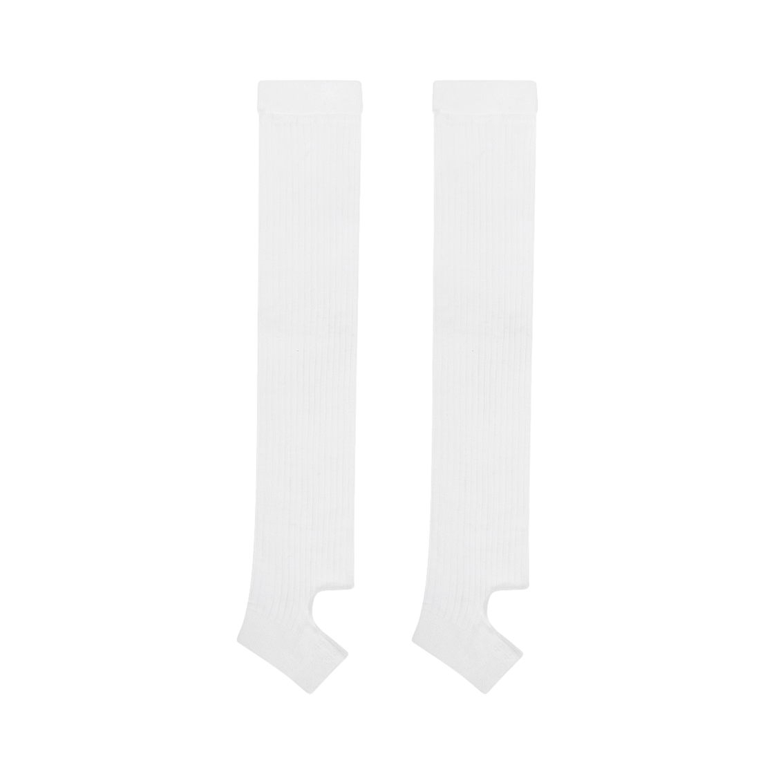 베리시 이즈핏 오픈힐 레그워머 화이트(Verish EASE FIT Open Heel Leg Warmer White)
