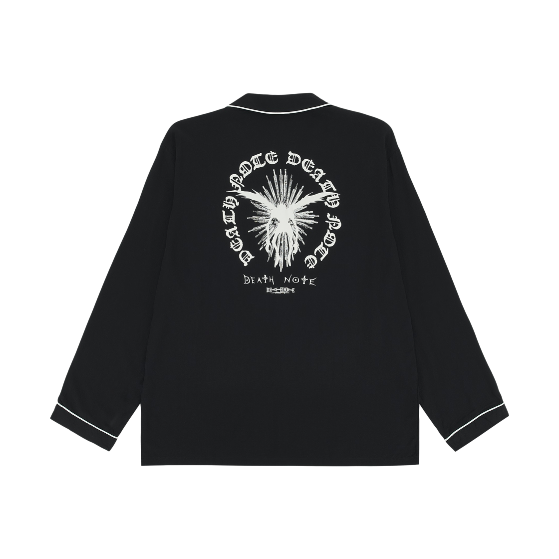 스파오 x 데스 노트 긴팔 파자마 블랙(Spao x Death Note Long Sleeve Pajamas Black) - 3