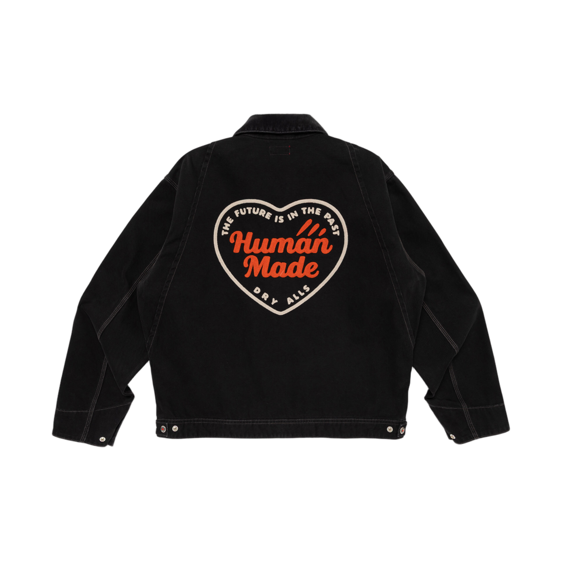 휴먼 메이드 집업 워크 자켓 블랙(Human Made Zip-Up Work Jacket Black) - 2