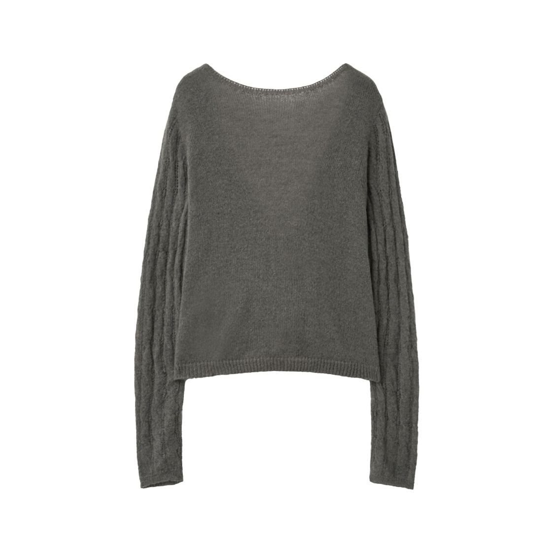 인사일런스우먼 트위스트 투웨이 풀오버 애쉬 카키(INSILENCE WOMEN Twist Two-Way Pullover ASH KHAKI) - 2