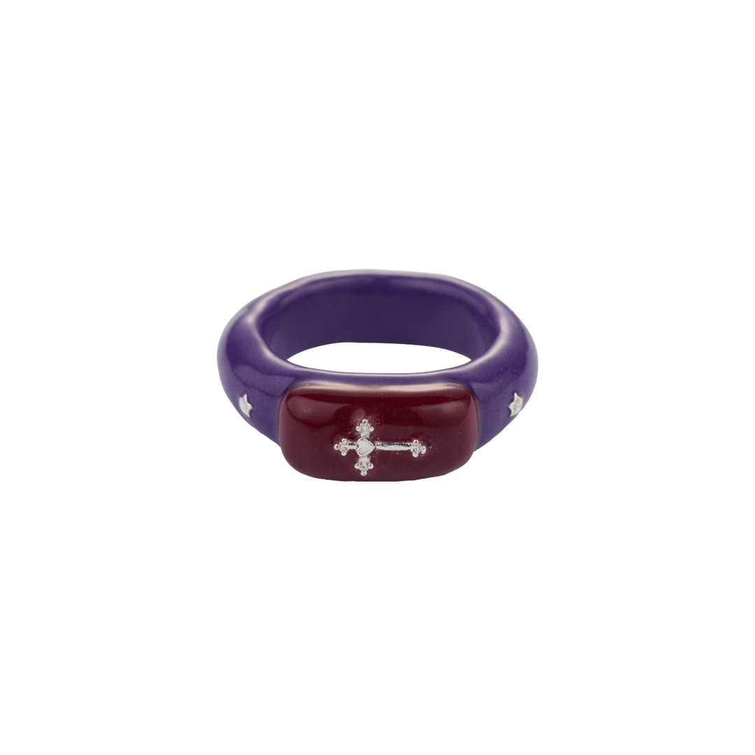 26FWJRGSANPUFF Nff Sanctum Ring Violet
