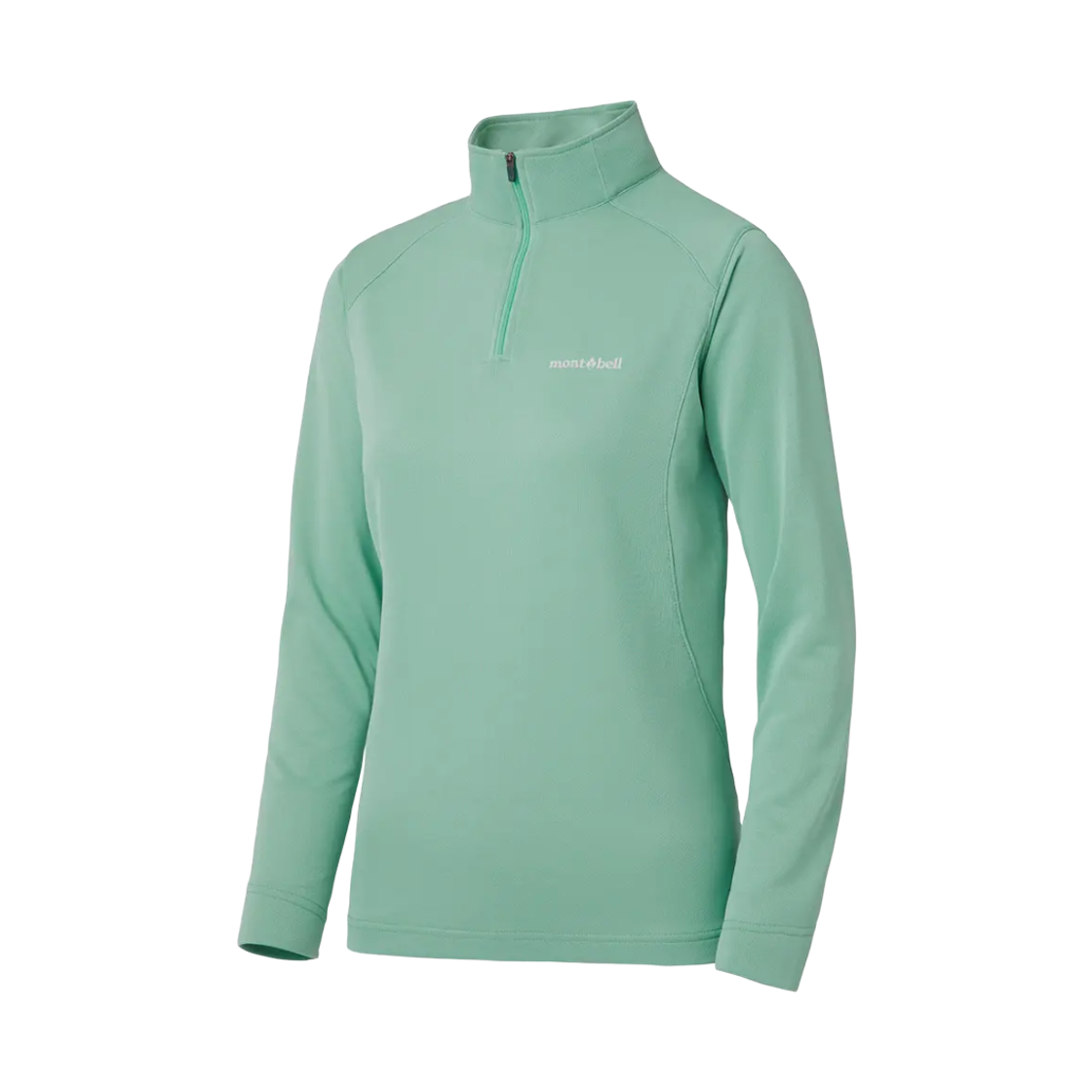 1104941 (W) Montbell Wickron Zeo Long Sleeve Zip Shirt Light Blue