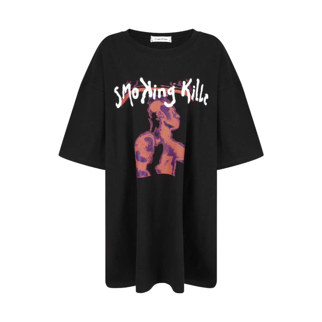 MF26TS072 Langer Smoking Graphic T-shirt Black