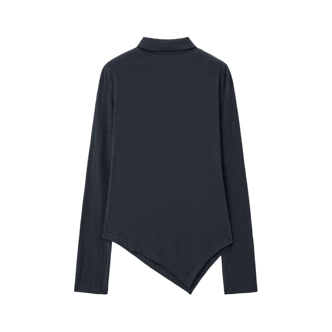 인사일런스우먼 카울 헨리넥 롱슬리브 블랙(INSILENCE WOMEN Cowl Henley-Neck Long-Sleeve BLACK) - 2