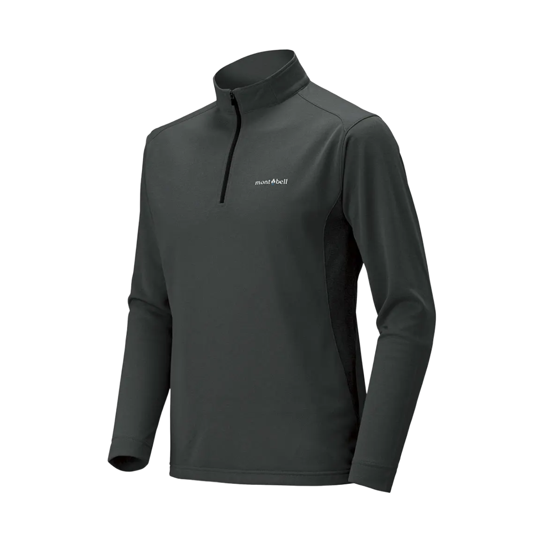 1104940 Montbell Wickron Zeo Long Sleeve Zip Shirt Gunmetal