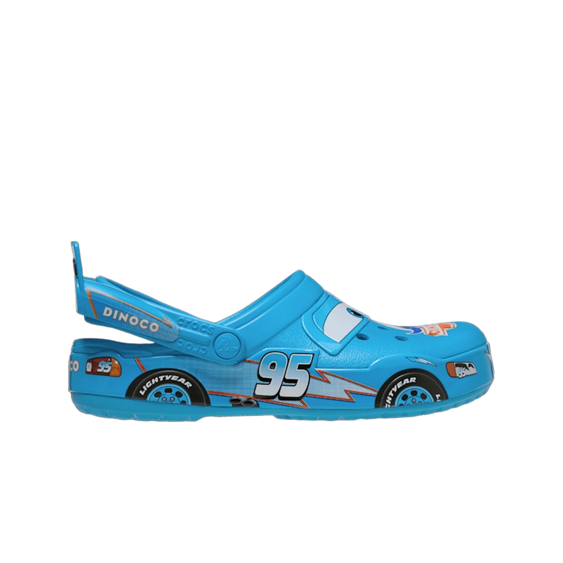 213582-90H Crocs x Disney Pixar Lightning McQueen Dinoco Crocband Clog Multi