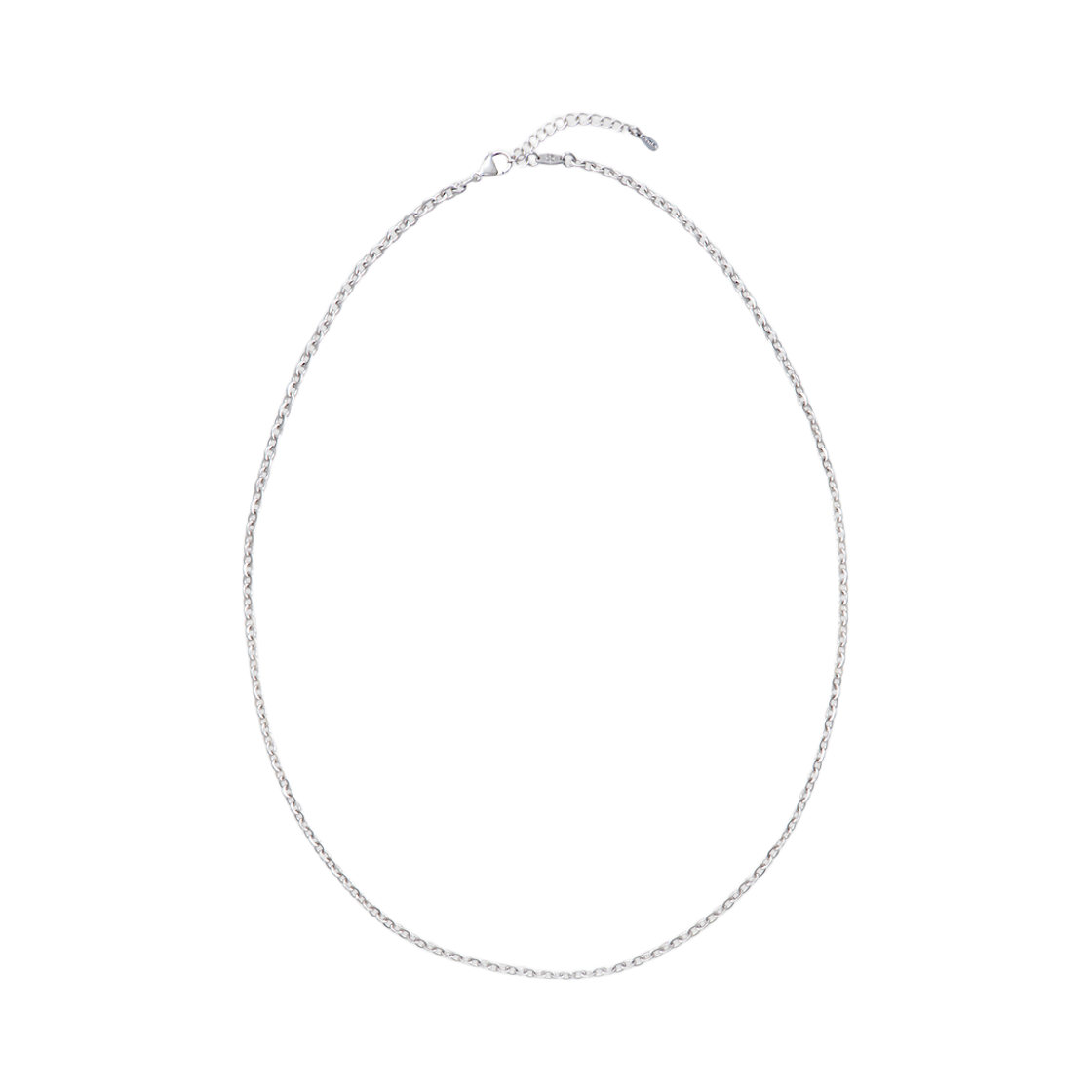 RioAN112 Riomeu Silver Aging Chain Necklace