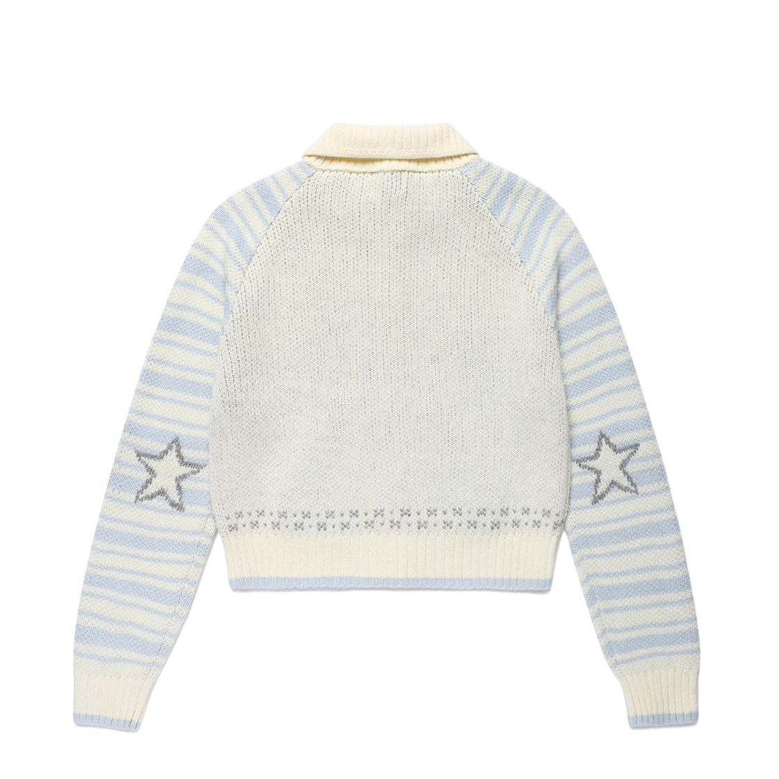 카비시 캣츠 버튼 집업 가디건 아이보리(CAVISH Cats Button Zip Up Cardigan Ivory) - 2